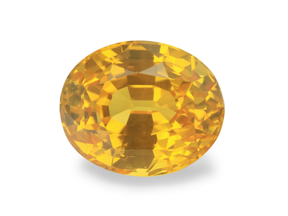 Yellow Sapphire 9.66x7.87mm Oval