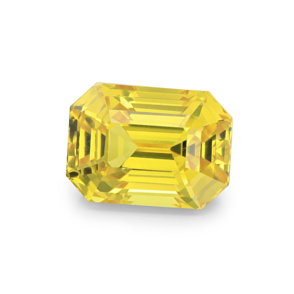 Madagascan Yellow Sapphire 8.8x6.4mm Emerald Cut