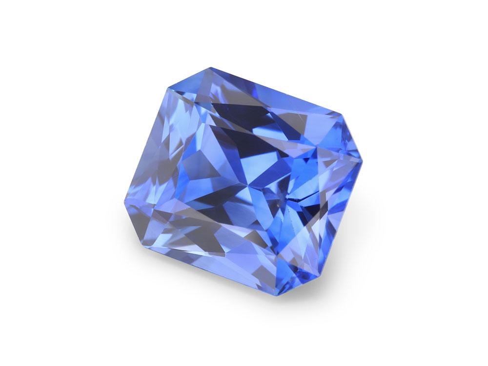 Ceylon Sapphire 7.2x6.2mm Radiant Cut Mid Blue