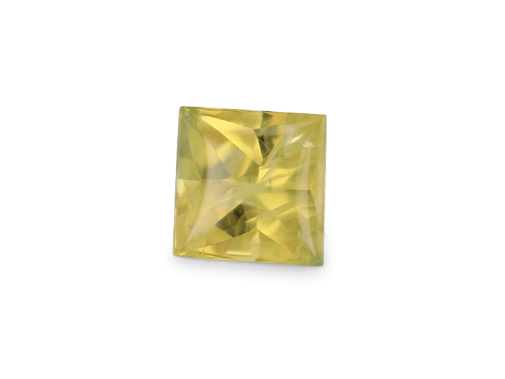 Yellow Sapphire 5.70mm Square Buff Top