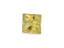 Yellow Sapphire 5.70mm Square Buff Top