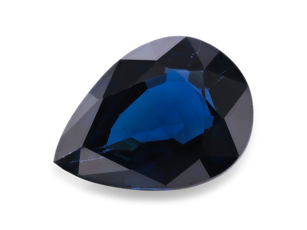 Australian Sapphire 8.1x6mm Pear Shape Royal Blue