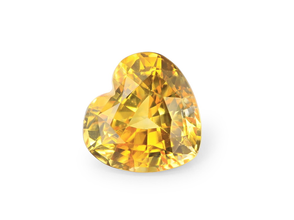 Yellow Sapphire 5.80mm Heart Shape