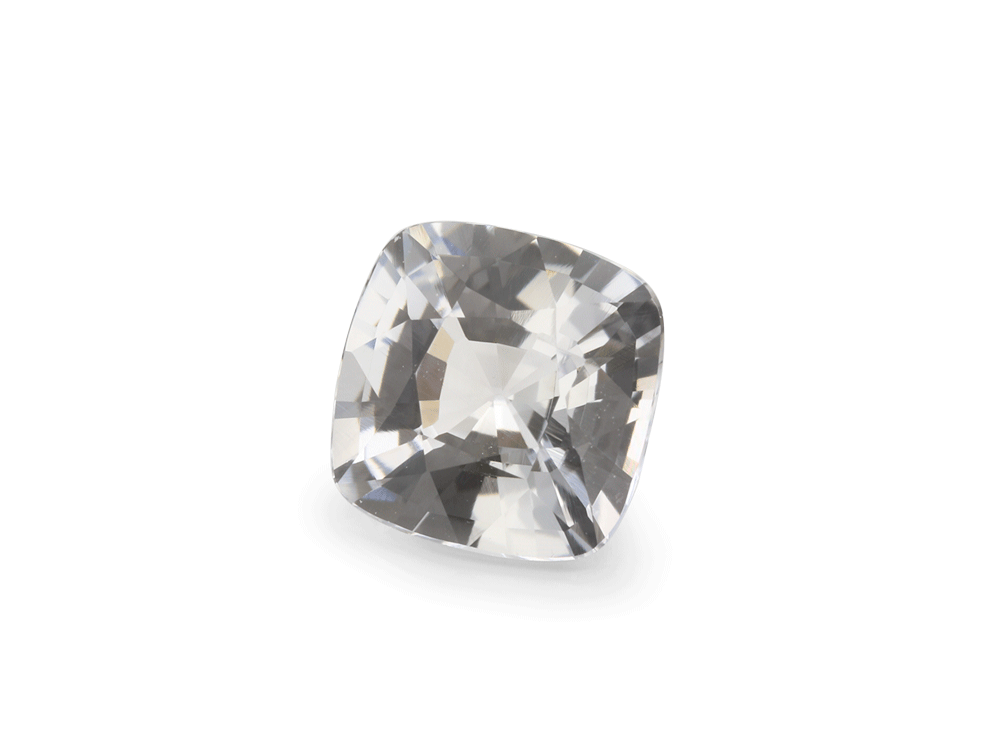 White Sapphire 4.50mm Square Cushion