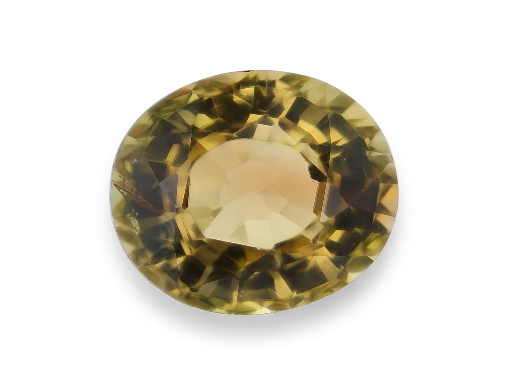 Yellow Tourmaline 7.1x6.45mm Oval