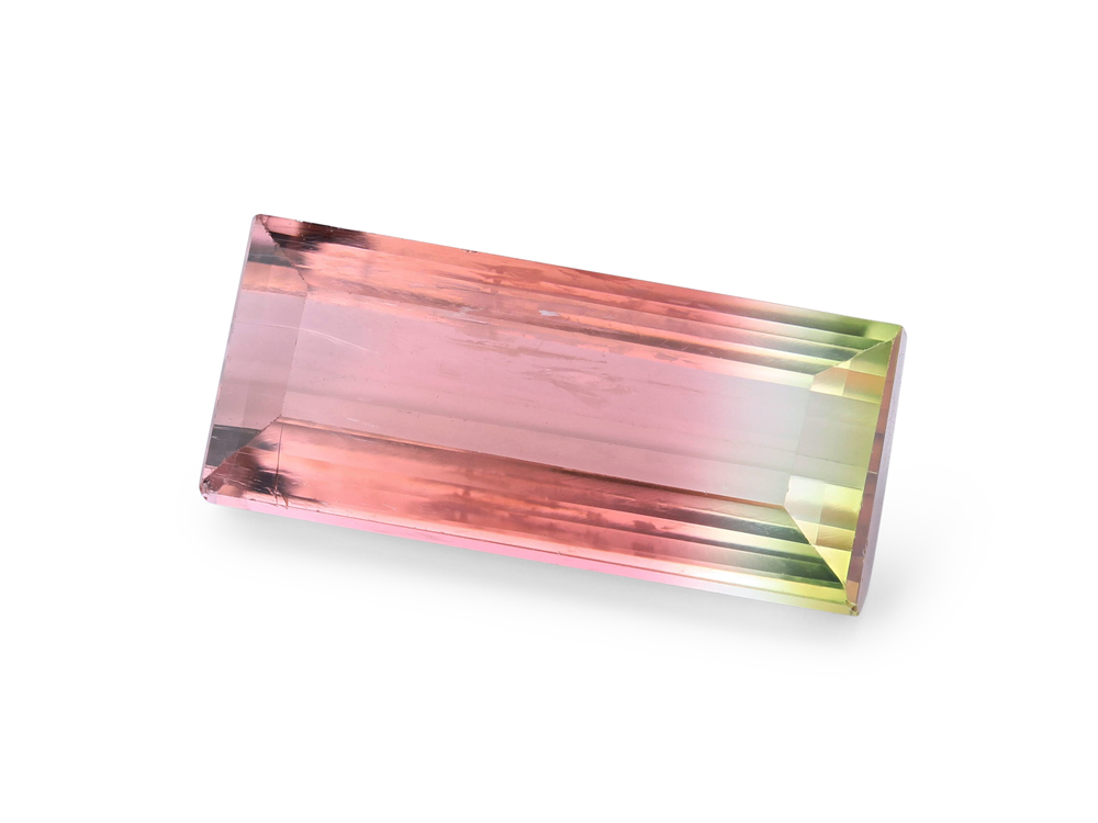 Watermelon Tourmaline 14x6mm Baguette