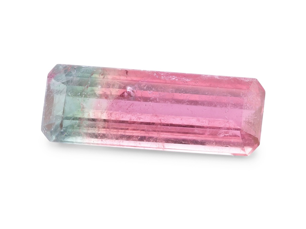 Watermelon Tourmaline 17x6.1mm Emerald Cut