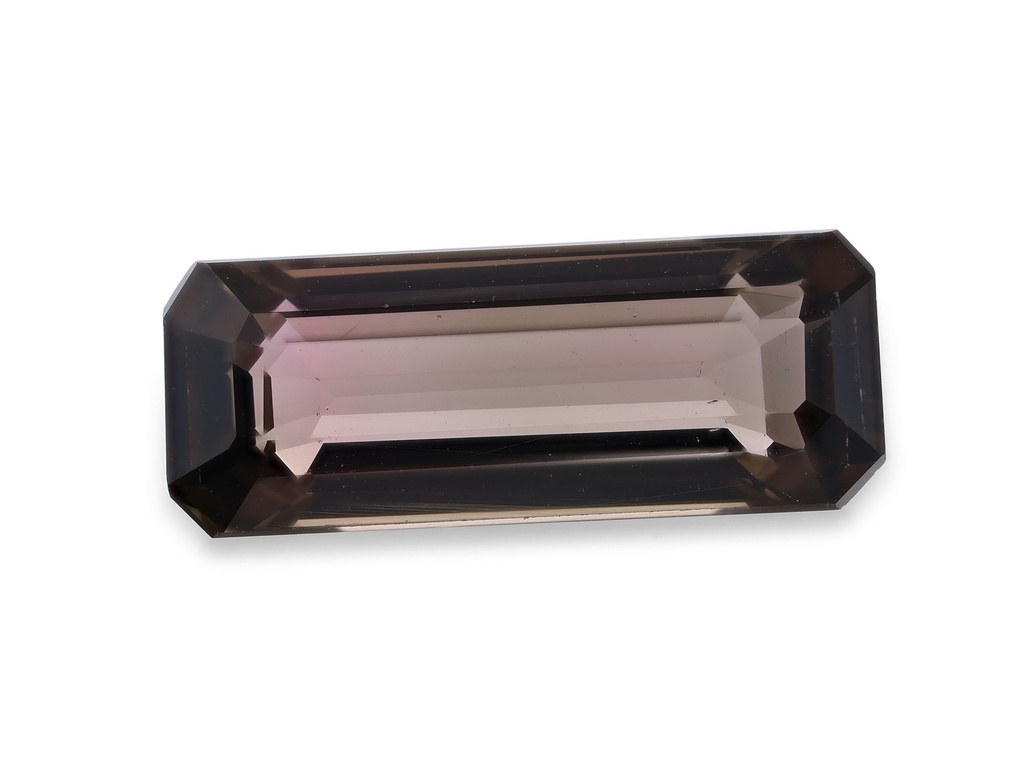 Pink Brown Tourmaline 16.5x6.5mm Emerald Cut