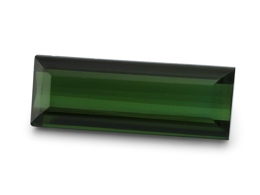 Green Tourmaline 13.7x4.85mm Baguette