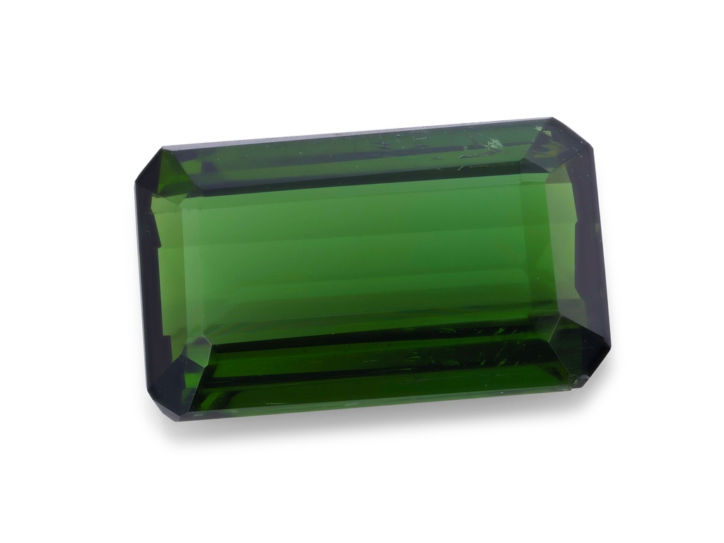 Green Tourmaline 10.6x6.3mm Emerald Cut