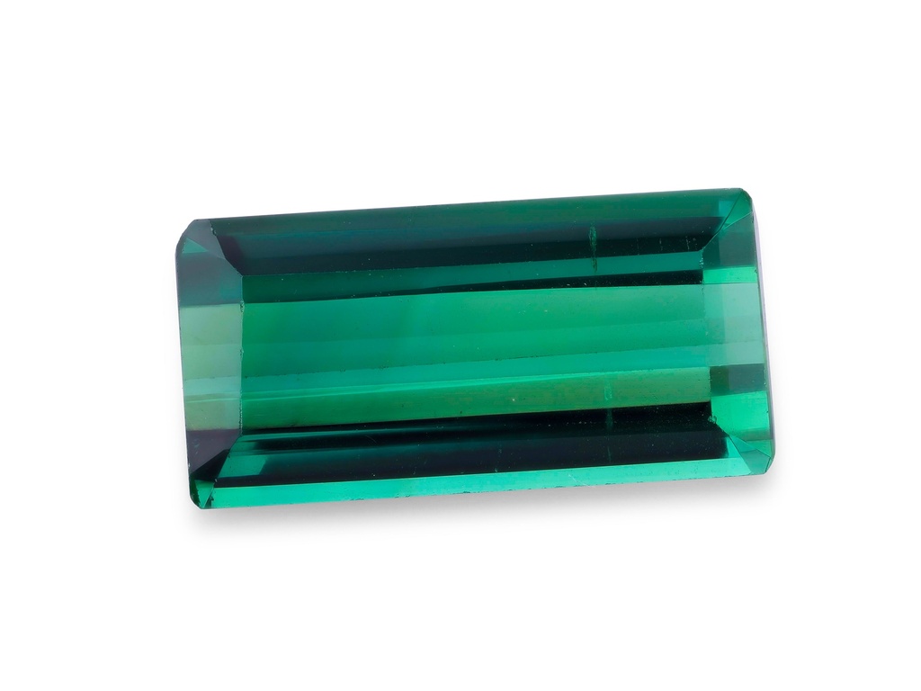 Teal Tourmaline 10.5x4.8mm Emerald Cut