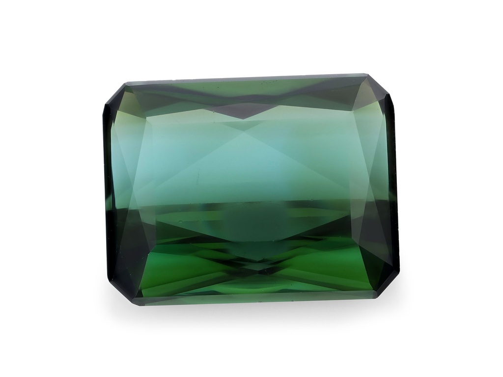 Green Tourmaline 10x7.9mm Fancy Emerald Cut