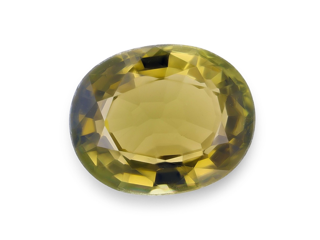 Tourmaline 10.1x8.1mm Oval Olive Green