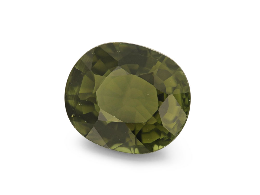 Tourmaline 7.9x6.7mm Oval Green