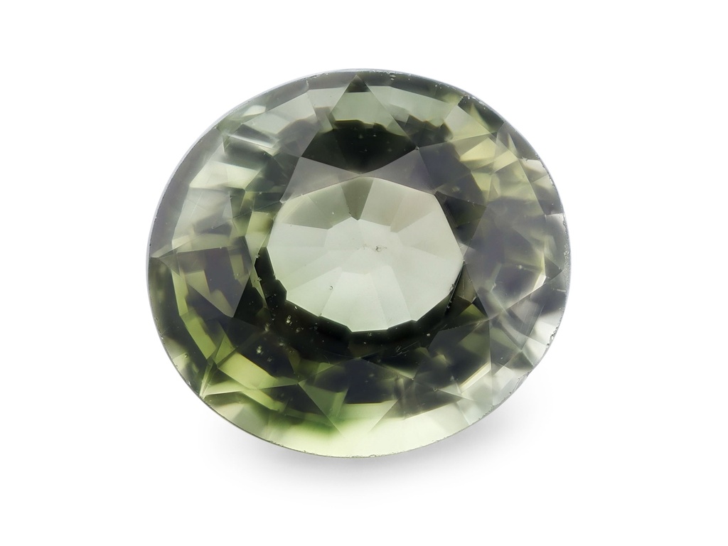 Green Tourmaline 7.35x6.4mm Oval