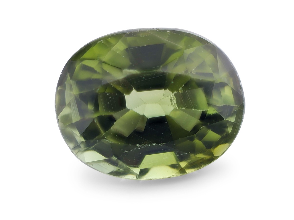 Green Tourmaline 6.75x5.35mm Oval