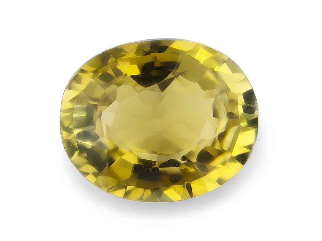 Yellow Green Tourmaline 7x5.8mm Oval