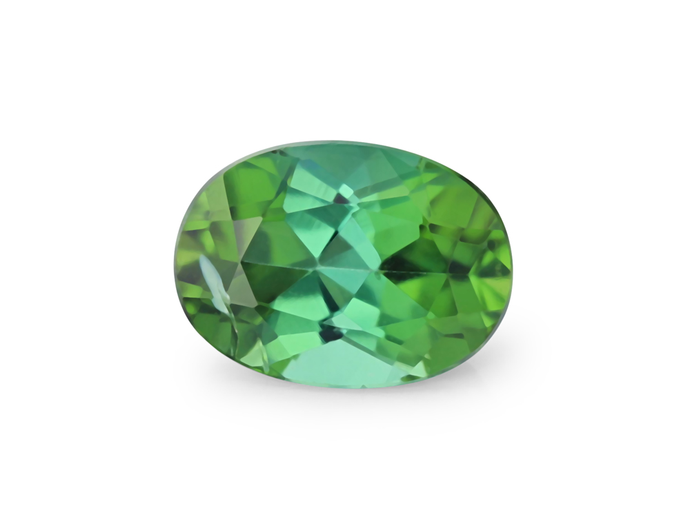 Green Tourmaline 6.9x5mm Oval