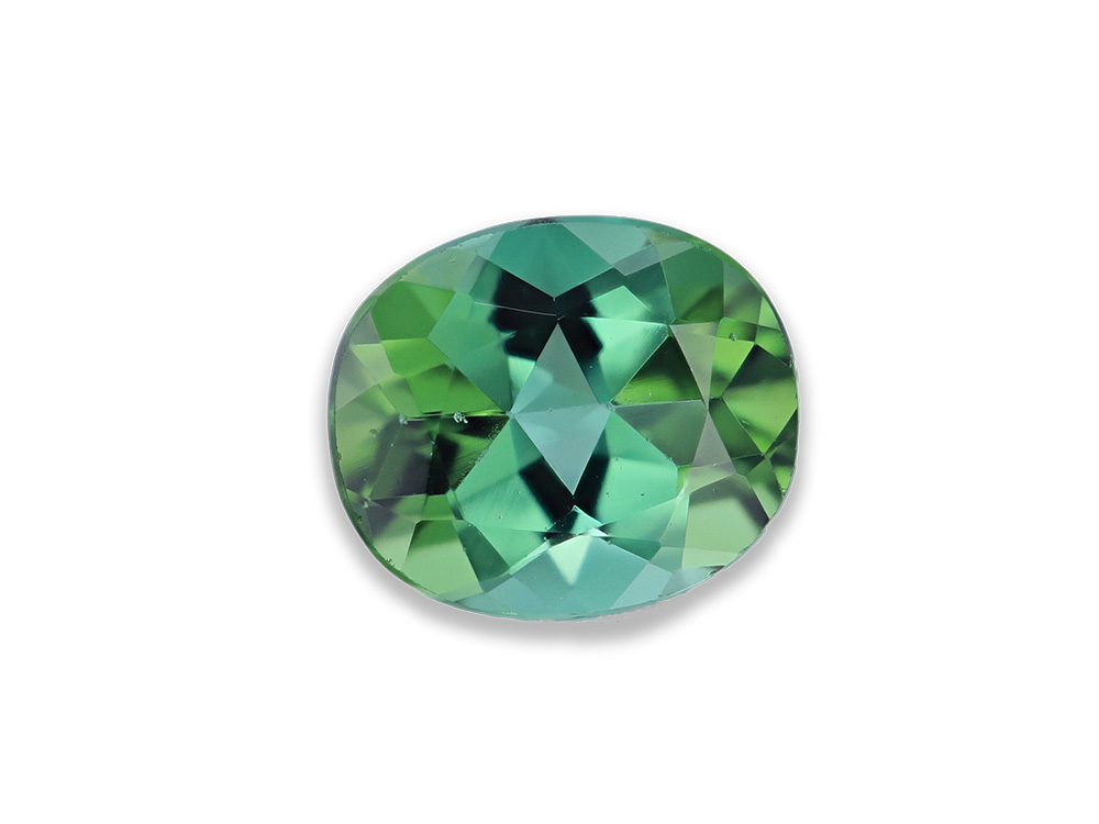 Green Tourmaline 6.1x5.1mm Oval