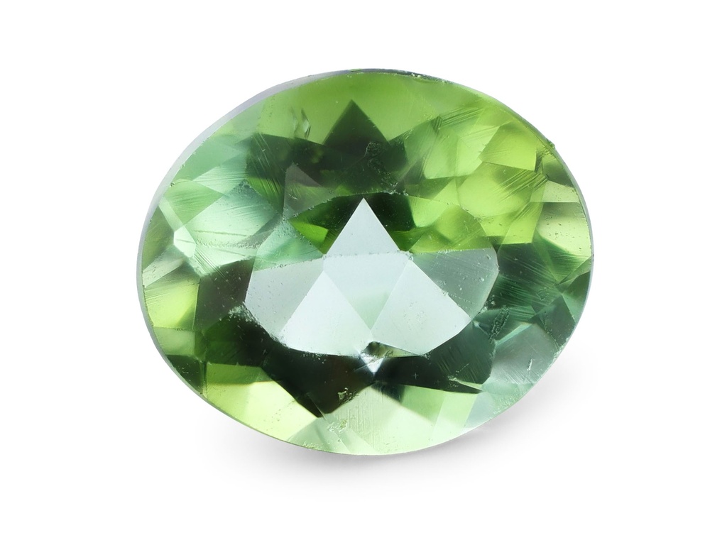 Green Tourmaline 4.6x4mm Oval