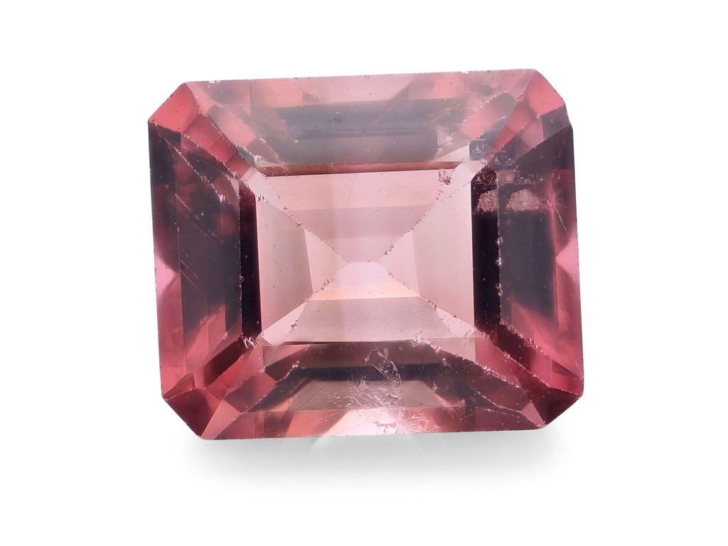 Pink Tourmaline 6.1x5.2mm Emerald Cut