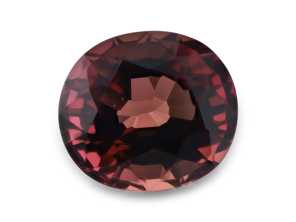 Pink Purple Tourmaline 8.3x7.45mm Oval