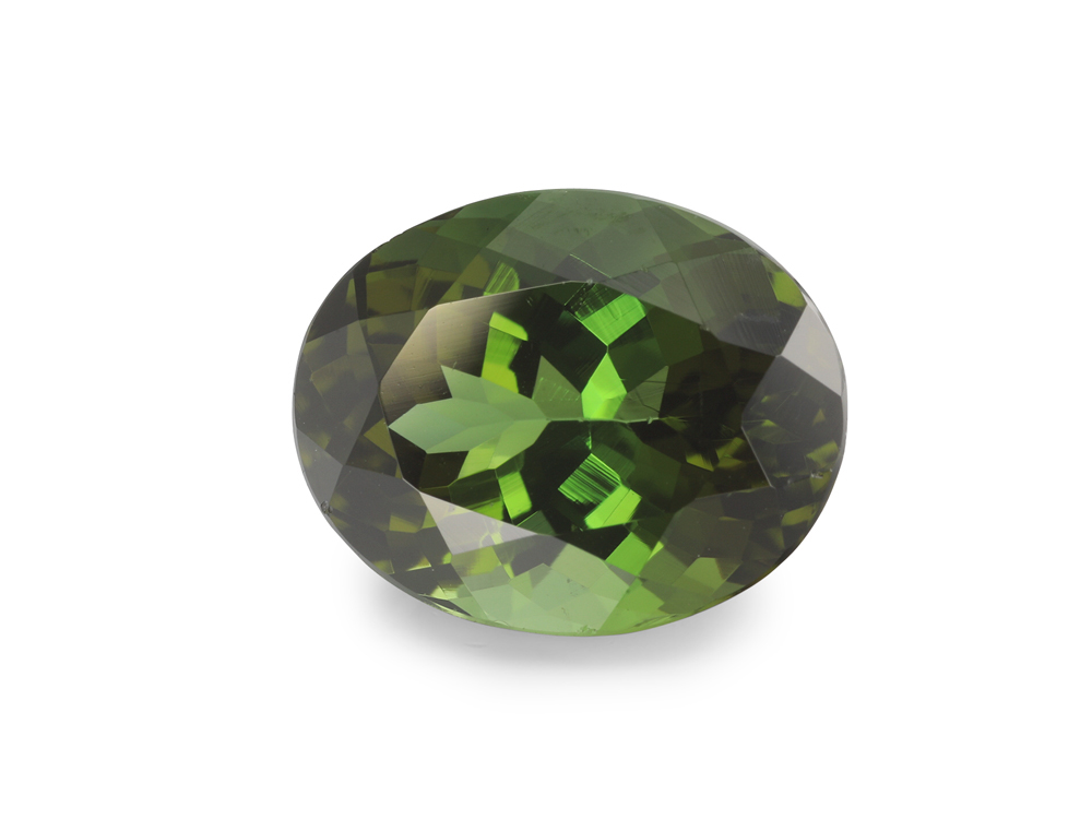 Green Tourmaline 10.2x8.15mm Oval