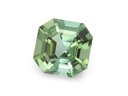 Green Tourmaline 8.80mm Square Emerald Cut