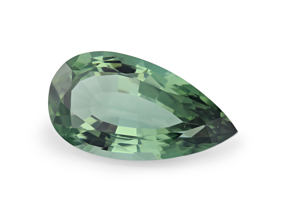 Green Tourmaline 15.1x8.1mm Pear Shape