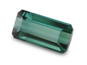 Green Blue Tourmaline 20.7x10.4mm Fancy Emerald Cut