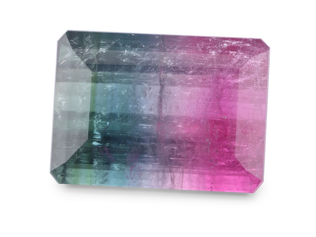 Watermelon Tourmaline 21.5x15.6mm Emerald Cut