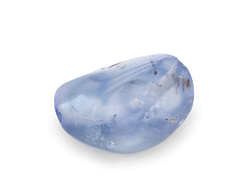 Sapphire Mukaru 10x6.50mm Irregular Bead Blue