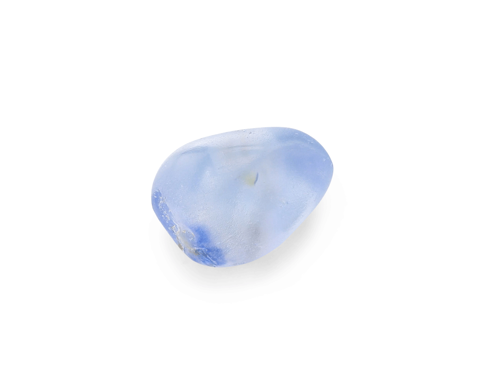 Sapphire Mukaru 5.50mm Irregular Bead Blue