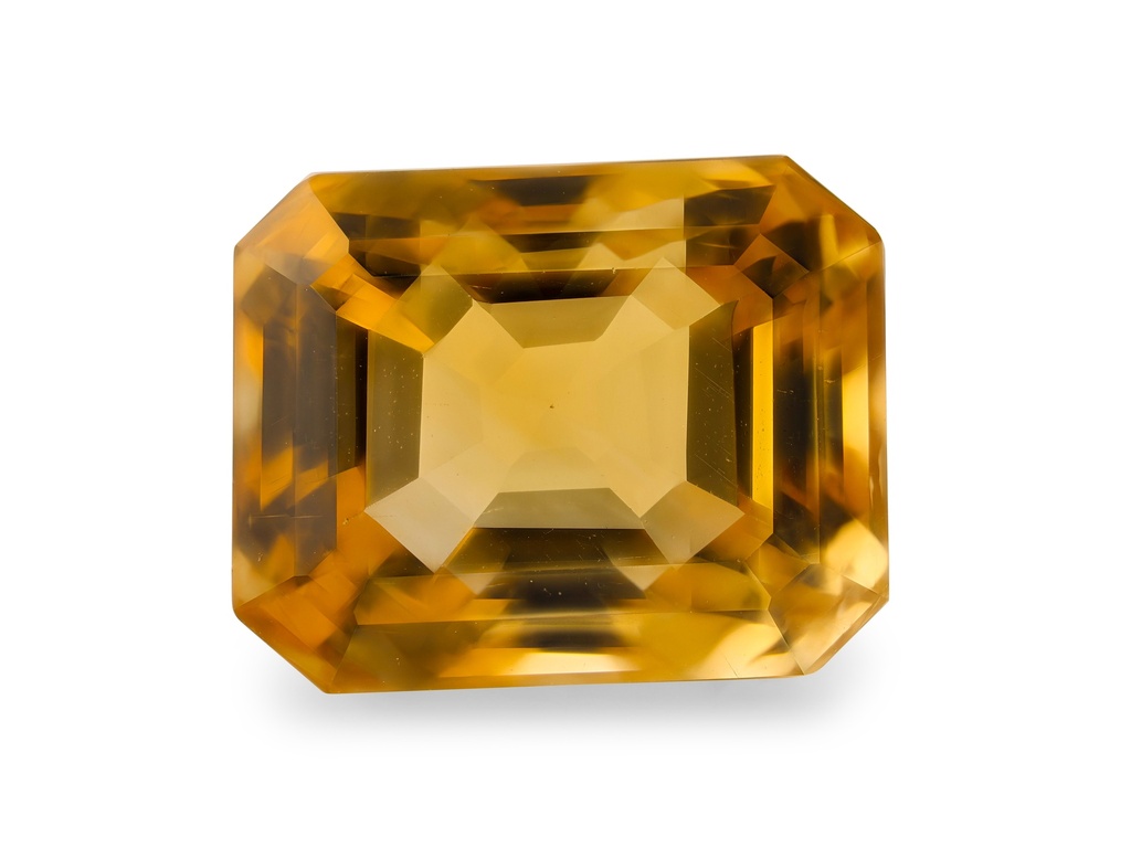 Citrine 11x10.3x9.4mm Emerald Cut Deep Cut