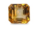 Citrine 11x10.3x9.4mm Emerald Cut Deep Cut