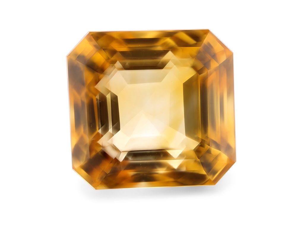 Citrine 11.1x8.8x9.2mm Emerald Cut Deep Cut