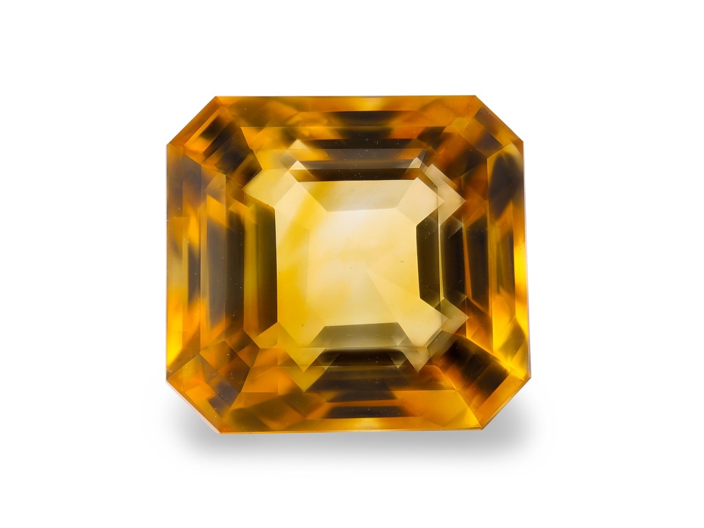 Citrine 11.1x8.8x9.2mm Emerald Cut Deep Cut