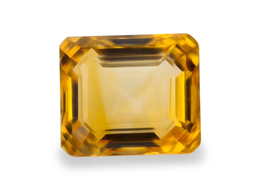 Citrine 11.7x10.1x7.6mm Emerald Cut Deep Cut