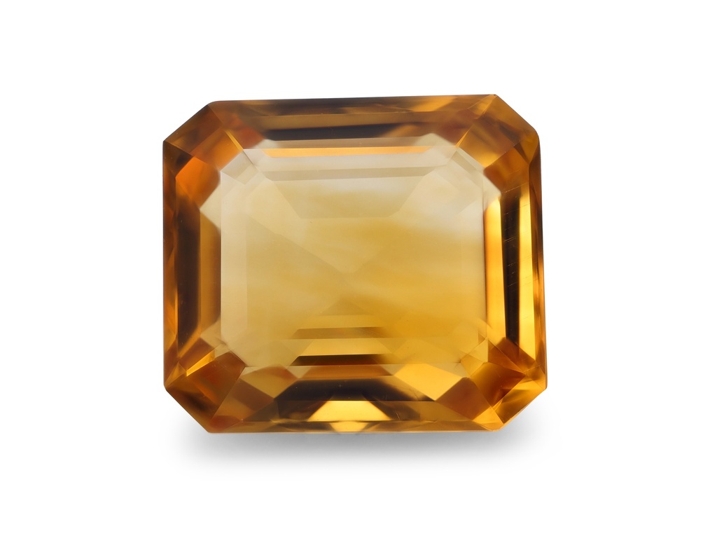 Citrine 12.5x11.1x6.8mm Emerald Cut