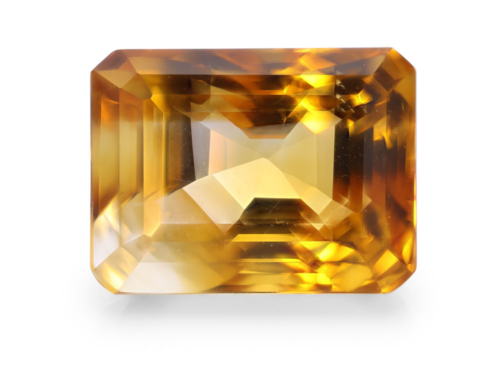 Citrine 12.7x9.5x10.7mm Emerald Cut Deep Cut