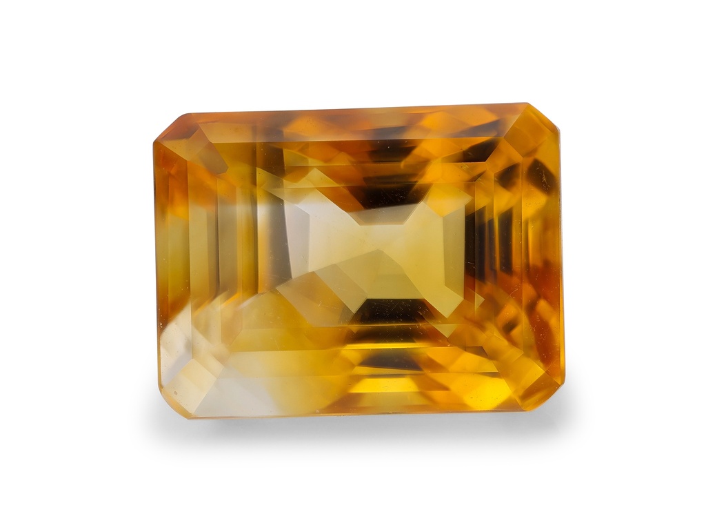 Citrine 12.7x9.5x10.7mm Emerald Cut Deep Cut