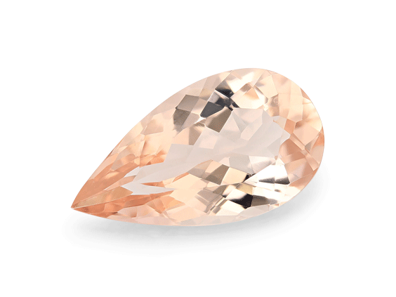 Morganite Madagascan 16x9mm Pear Peach