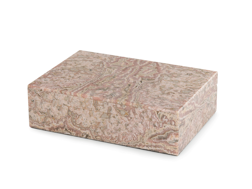 Ornamental Rhodocrosite 150x100mm Gem box