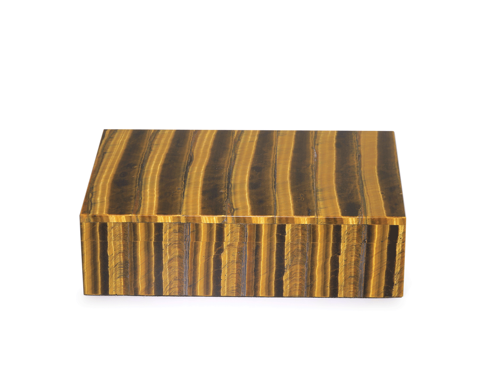 Ornamental Tiger Eye  150x100mm Gem box