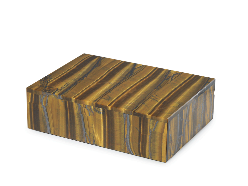 Ornamental Tiger Eye  150x100mm Gem box