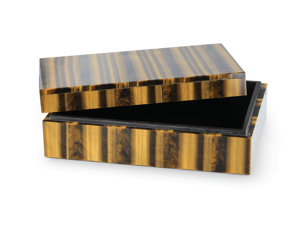 Ornamental Tiger Eye 150x100mm Gem box