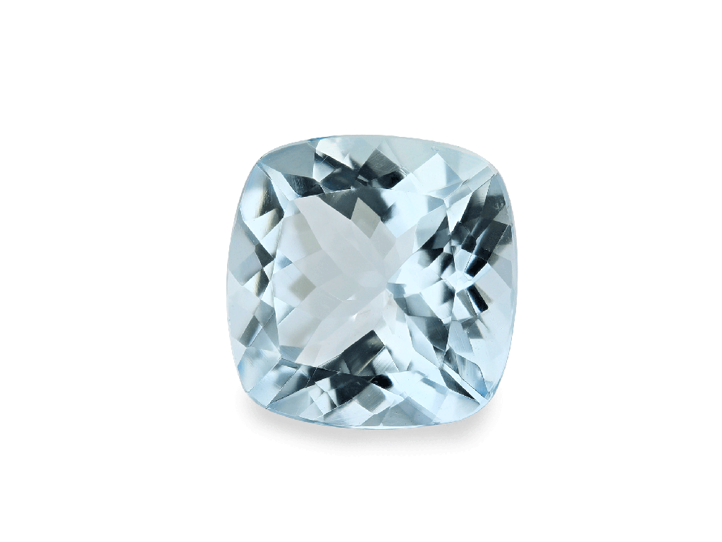 Aquamarine 10.2x10.1mm Square Cushion