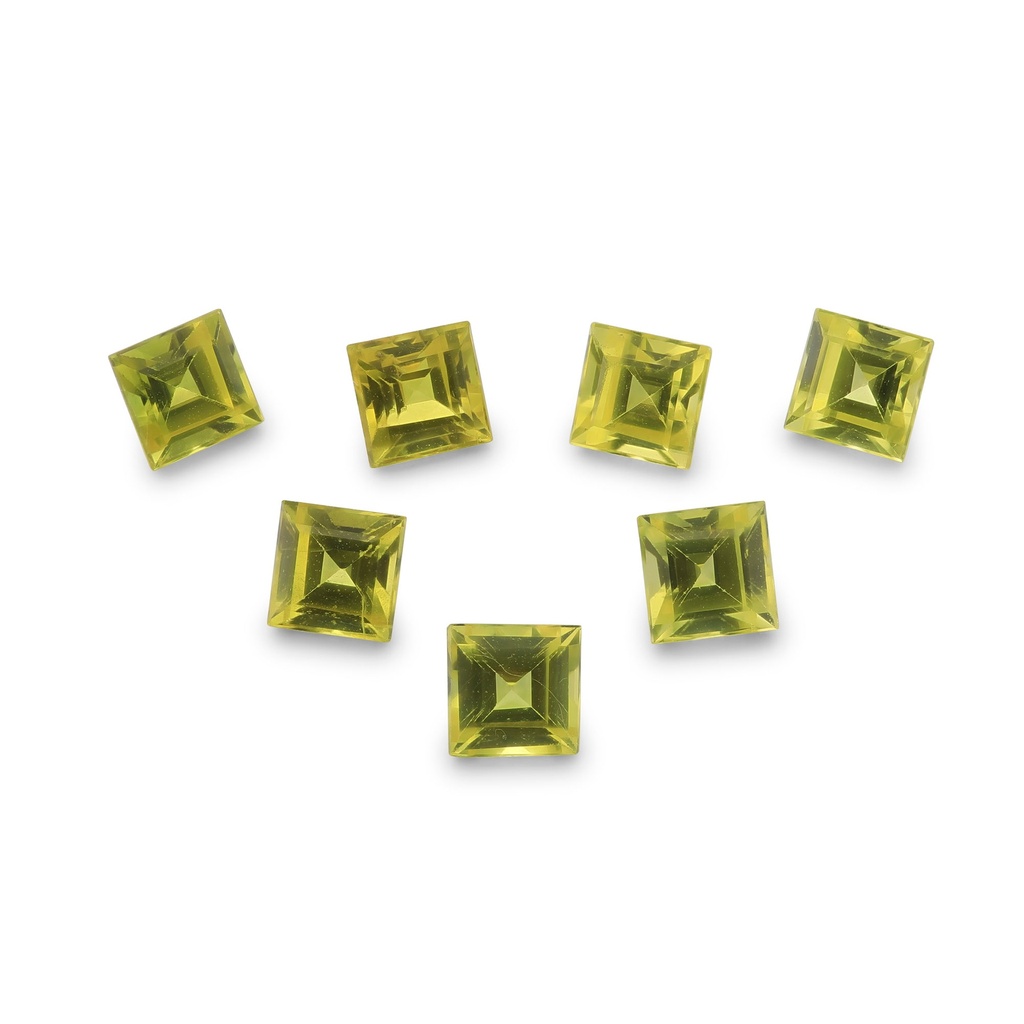 Yellow Sapphire 3.00mm+/- Carre Cut Set of 7