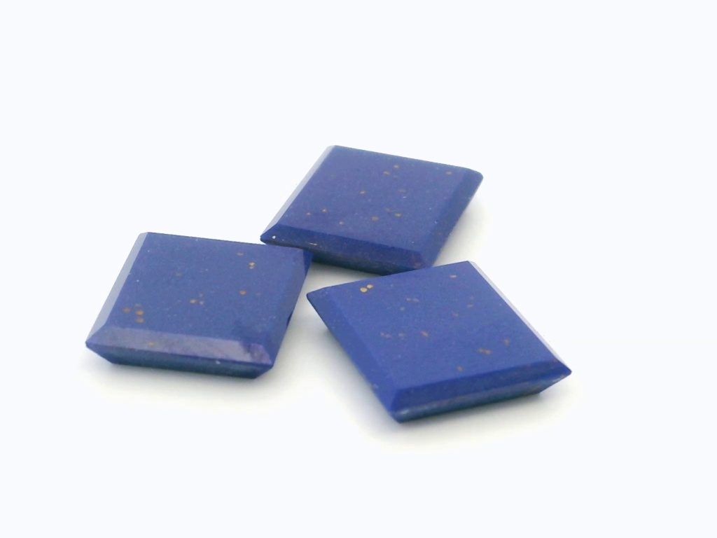 Lapis Lazuli Reconstituted 12x10mm Rectangular Buff Top