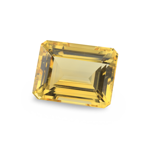 Yellow Beryl 16x12.3mm Emerald Cut 